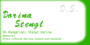 dorina stengl business card